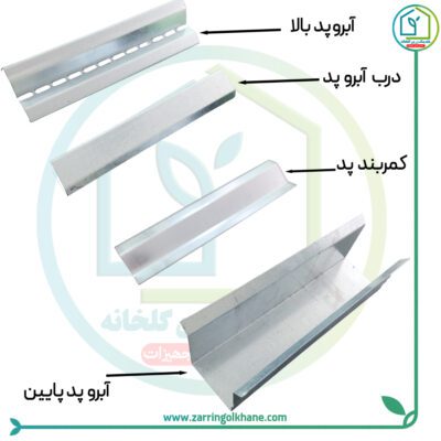 پکیج کامل ناودن پد گلخانه