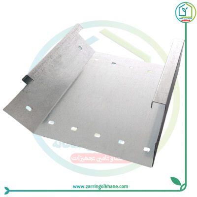 ناودان کف 30 تخته خور داخل 6 خم گلخانه(زاویه یکطرف کف 90 درجه)